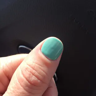 Lumpy and thick gel polish