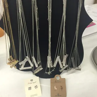 Adorable necklaces and earrings!