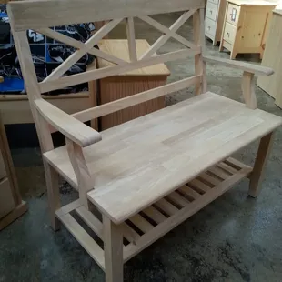 Benches, indoor or out, with or without backs...come in and see the selection!