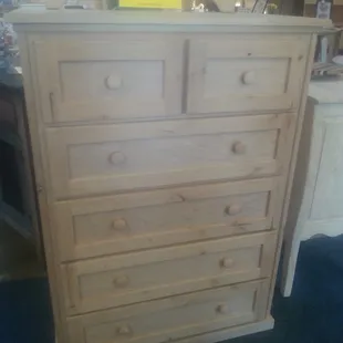 So many dressers so little space on our floor. We have dressers in every configuration, or we can get that exact size you need made!