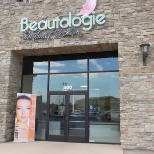 Front of the office.