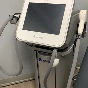 Our Lumenis Lightsheer laser which targets Laser Hair Removal