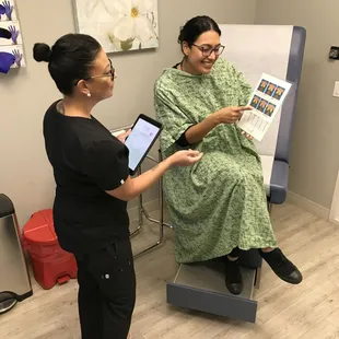 Pre-operative visits are informational and comfortable with your dedicated medical professional