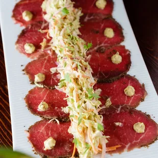Pastrami Style Beef Carpaccio