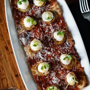 Crispy Eggplant Pizzetta