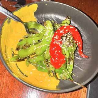 Grilled Shishito Peppers