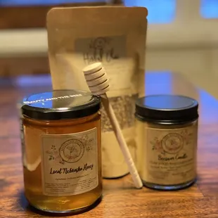 This is their honey, candle and loose tea-loved all!!