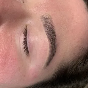 Brow Design with Henna