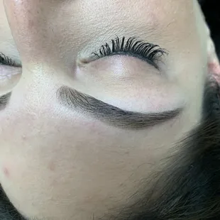 Brow Design with Henna