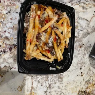 Philadelphia cheesesteak fries