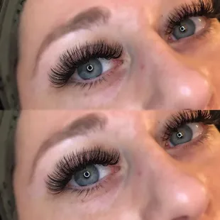 Hybrid Eyelash Extensions