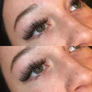 Hybrid Eyelash Extensions