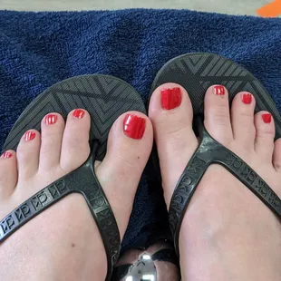 Best pedicure in town, thanks Lilly!