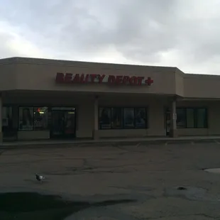 The store front for  Beauty Depot