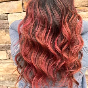 Red hot balayage