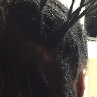 I call them tree trunks because that's what they look like.  Dwana was so careless and sloppy with her work!