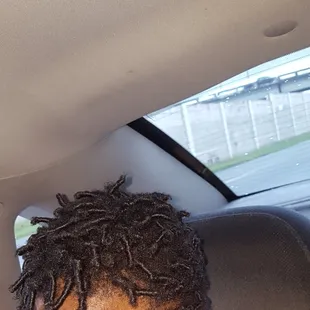 This style (if you want to call it that) was $80. Only thing included was cut &amp; what you see. Taken 20 mins after appt