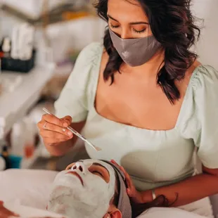 One of a kind facial with Vanessa