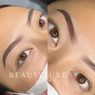 Ombré powder brows