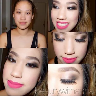 Glam on my little sister, Arista.