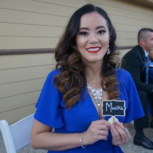 Hair style &amp; make up by Anna.