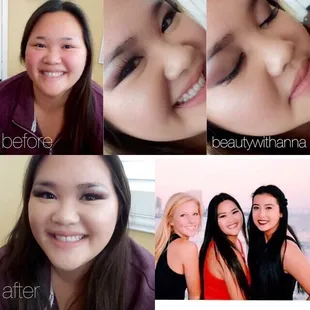 Glam for her dance Tiffany!