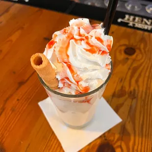 Strawberries and Cream Shake