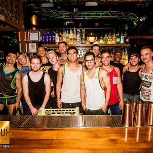 Beaux&apos; crew - the friendliest staff in the Castro.