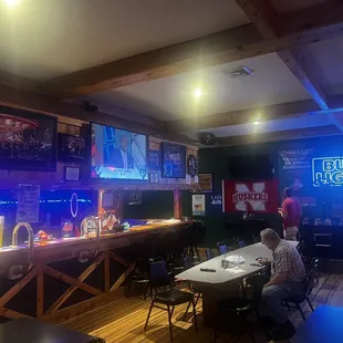 a man sitting at a table