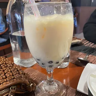 Mango bubble tea is delicious !