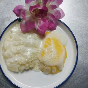 Sweet mango stick rice