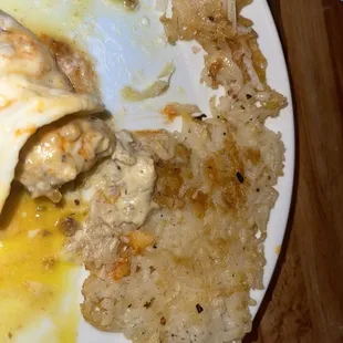 Worst hash browns I&apos;ve ever been serve. F&apos;n gross. Chef obviously doesn&apos;t care. Felt like a restaurant that needs bar rescue.