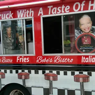 a food truck with lots of heaven