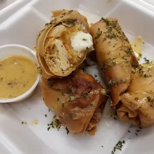 Philly Chicken Egg Rolls