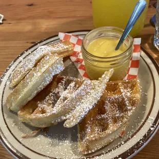 Lemon Curd Waffle