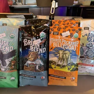 Funky coffees to purchase