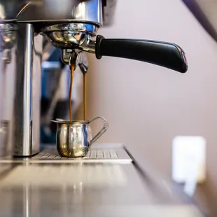 a espressor being made