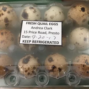 quail eggs
