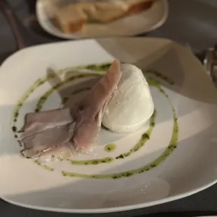 a plate of food on a table