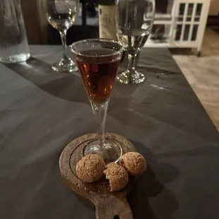 Vinsanto - traditional Italian digestive drink.