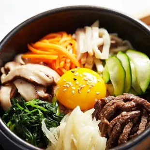 Recipe: Korean Bibimbap Bowls With Bison Sirloin Steak