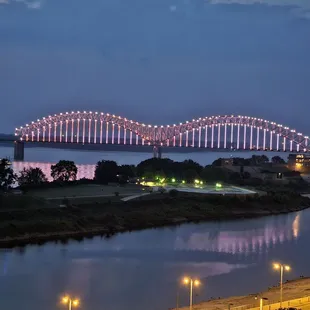 a bridge over a body of water