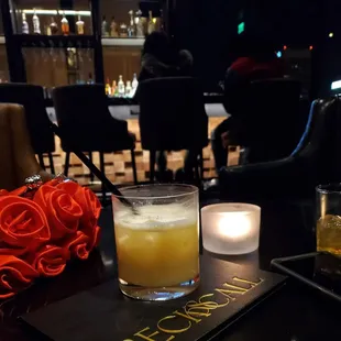 Tumeric Colada... Without the tumeric,  it would have been an amazing pina colada on the rocks.