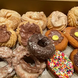 a variety of doughnuts