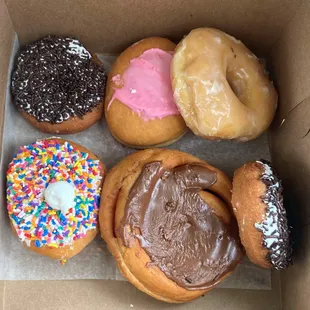 a variety of doughnuts