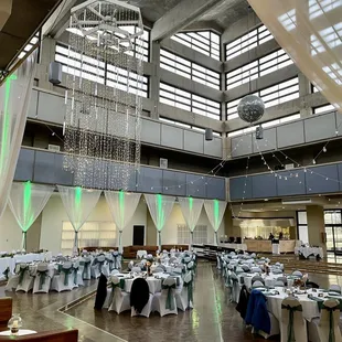 Wedding reception area