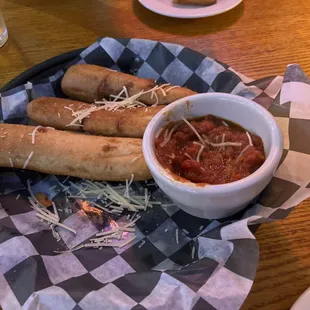 Cheese stuffed breadsticks!