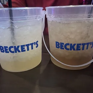 The John Daley &amp; The Spicy Marg buckets ($13 each)