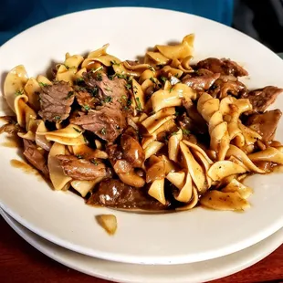 Beef and Noodles at Beckey's
