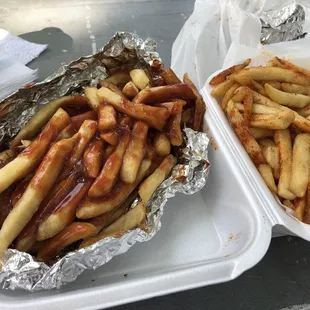 Fish boy with coleslaw and fries with sauce!